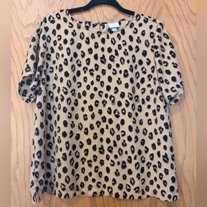 A New Day Leopard Print Top